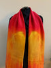 "Beyond Horizon" silk scarf, 50x180 cm