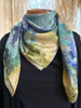 "Perspectives of Nature #8A" silk scarf, 90x90 cm