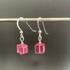 “Petite” Rose Cube Earrings by SJ Mack Design