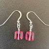 “Petite” Rose Cube Earrings by SJ Mack Design