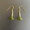 “Chic” Peridot Cube Earrings by SJ Mack Design