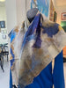 "Perspectives of Nature" #1 silk scarf, 90x90 cm