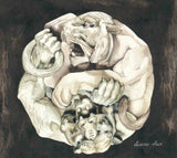 Marina Ahun's "Tigers on McCosh Hall" giclee print