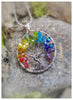 Sterling Silver Swarovski Crystal Rainbow Pendant