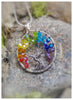 Sterling Silver Swarovski Crystal Rainbow Pendant