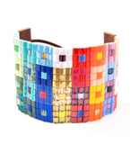 Wide Tila Cuff Squares by Loominous Design