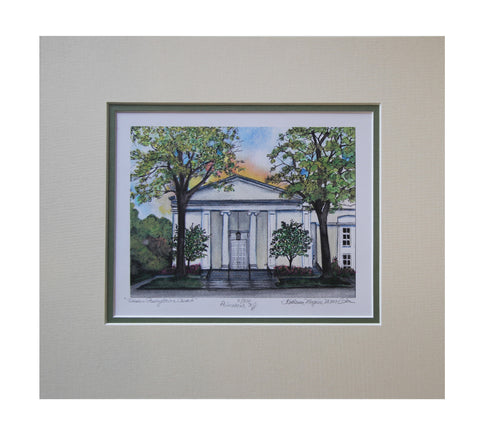 "Nassau Presbyterian Church - Princeton, NJ" Print - Cranbury Station Gallery