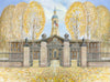 Marina Ahun's "Nassau Hall in Autumn" Watercolor Fine Art Print