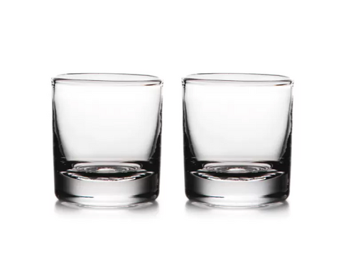 Simon Pearce Ascutney Double Old Fashions Set of 2