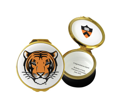 Small Tiger Enamel Box
