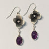 Amethyst Hydrangea Earrings by Beth Ann Designs