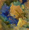 "Perspectives of Nature #6A" silk scarf, 90x90 cm