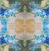 "Perspectives of Nature #8A" silk scarf, 90x90 cm