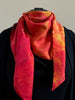 "For the Love of Color" silk scarf, 90x90 cm