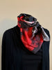 "Fractured" silk scarf, 90x90 cm