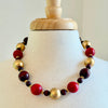 SJ Mack Design Boho wood necklace, 21"
