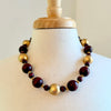 SJ Mack Design Boho wood necklace, 21"
