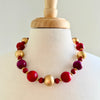 SJ Mack Design Boho wood necklace, 21"