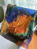 "Perspectives of Nature #6A" silk scarf, 90x90 cm