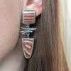 Jasper and Silver Branches Earrings by Beth Ann Designs