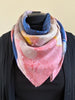 "Perspectives of Nature #4A" silk scarf, 90x90 cm