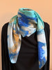 "Perspectives of Nature #7A" silk scarf, 90x90 cm