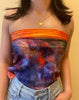 "Effervescence" silk scarf, 90x90 cm