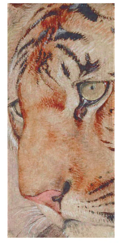 Art Museum Tiger, 1823 Scarf