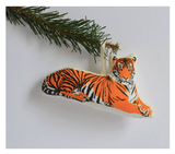 Art Museum Tiger Silkscreened Ornament