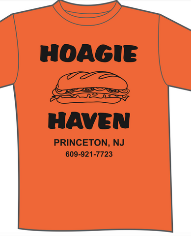 Hoagie Haven Anniversary T-Shirt in Orange