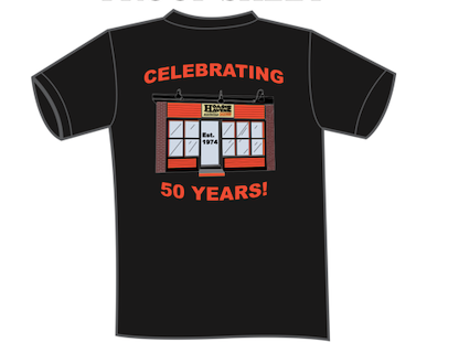 Hoagie Haven Anniversary T-Shirt in Black