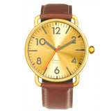 Michael Graves Unisex Witherspoon Watch in Brass & Brown