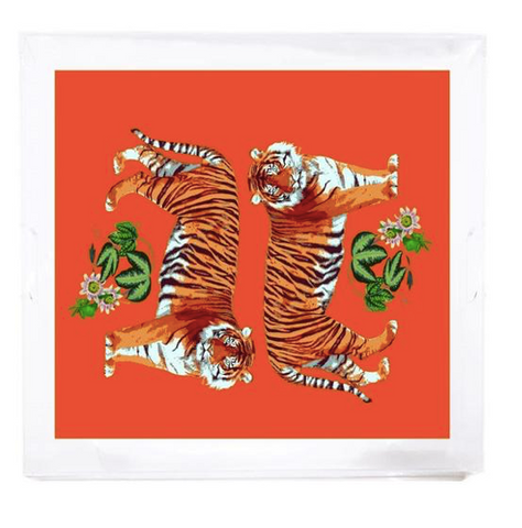Tiger Seeing Double Tray by Hamilton Jewelers