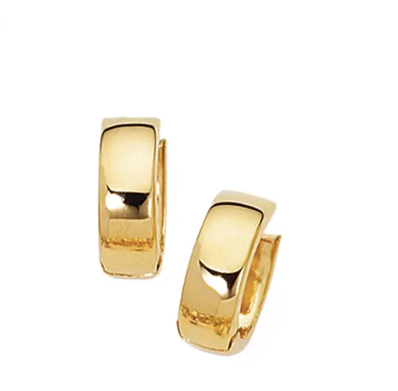 Classic 14k Yellow Gold Huggie Earrings from Hamilton Jewelers
