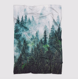Misty Forest Minky Soft Blanket by Stay Wild Co
