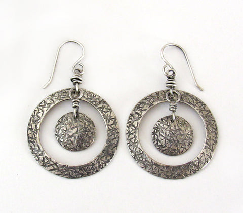 Handcrafted Hoop Earrings by Silver and Earth Jewelry